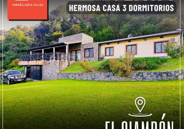 VENTA PRECIOSA CASA EN EL SIAMBON - TUCUMÁN